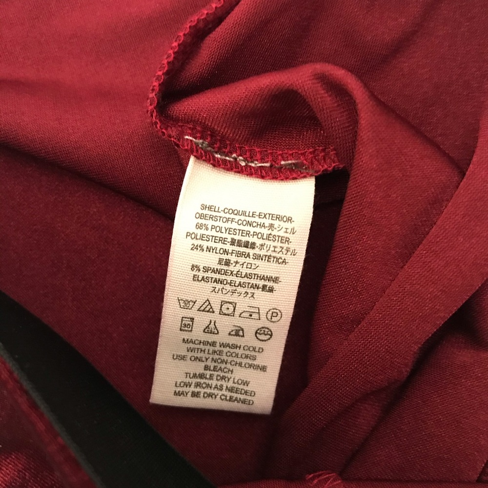FREE PEOPLE Red Velvet Flares XS - Picture 3 of 4